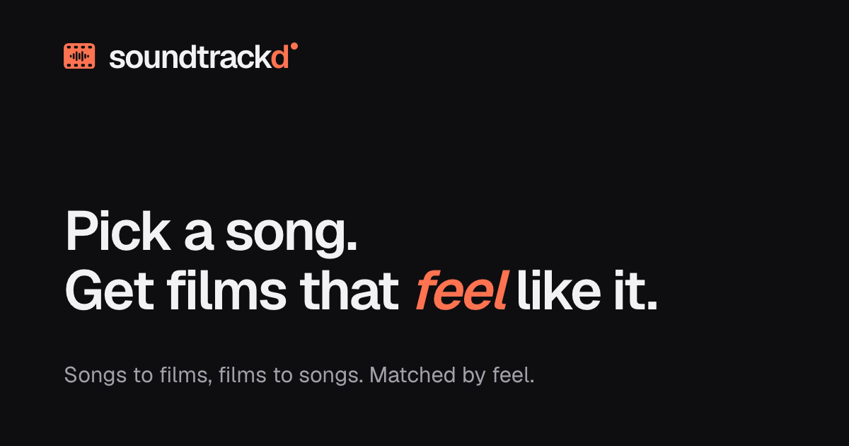made a site that picks movies based on the song stuck in your head